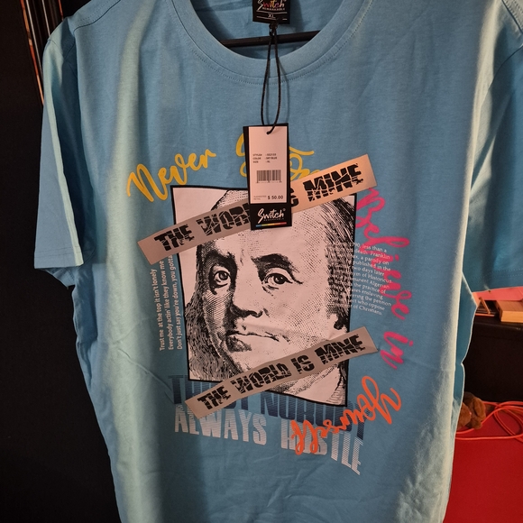 Other - Blue Graphic T-Shirt for Men